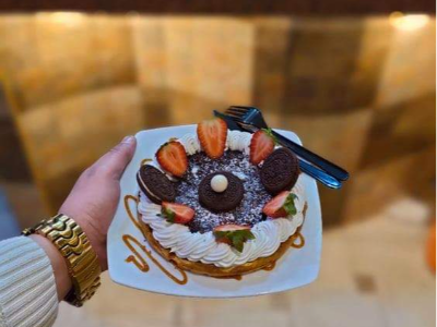 Oreo With Cream Waffle