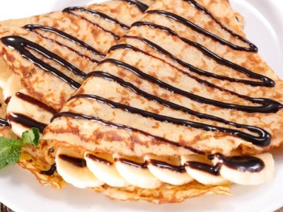 Chocolate With Banana Crepe
