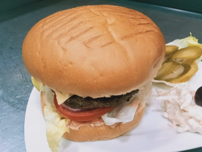 Cheese Beef Burger Sandwich