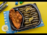 Vine Leaves With Chicken Pane Meal