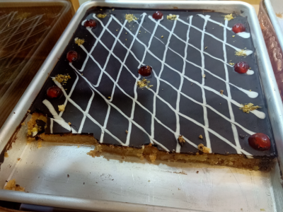 Basbousa With Chocolate