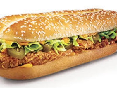 Volcano Chicken Strips Sandwich