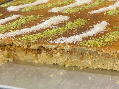 Basbousa With Arabian Ghee And Nuts
