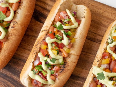 Mexican Hot Dog Sandwich
