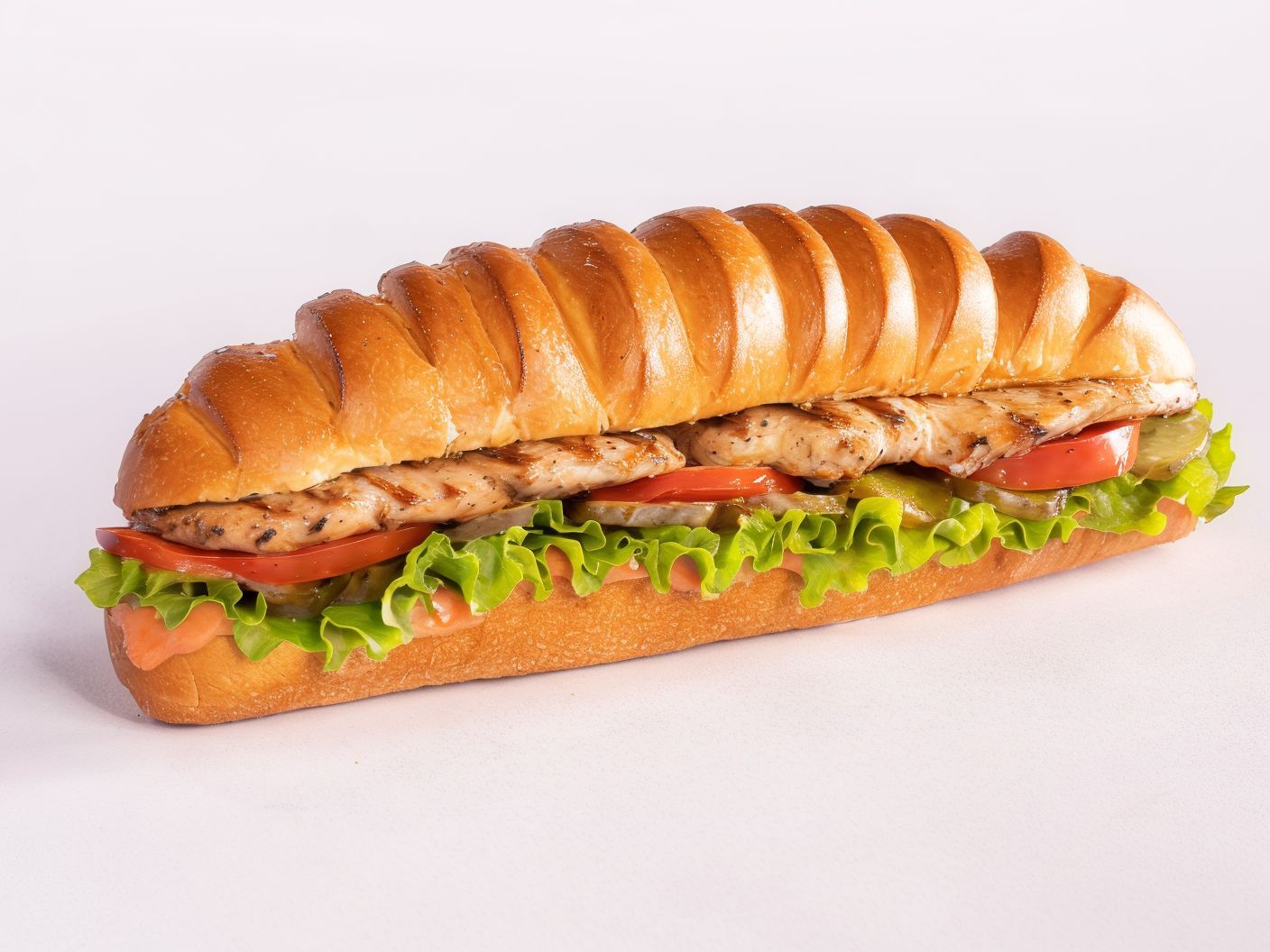 Grilled Chicken Breasts Sandwich