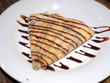 Nutella Crepe With Cinnamon And Caramel
