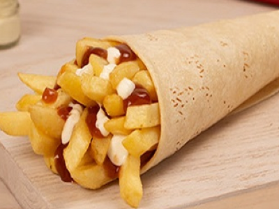 French fries sandwich