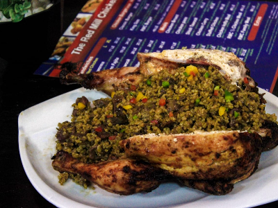 Stuffed Chicken Meal