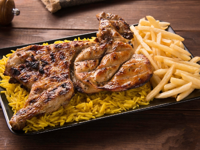 Half Charcoal Grilled Chicken Meal