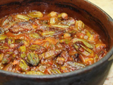 Okra with Meat Casserole