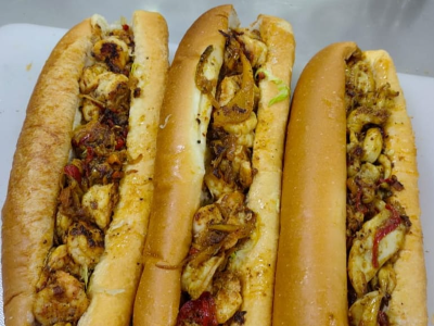 Grilled Squid Sandwich