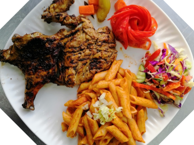 Half Charcoal Grilled Chicken Meal