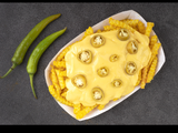 Crinkle Fries With Cheese