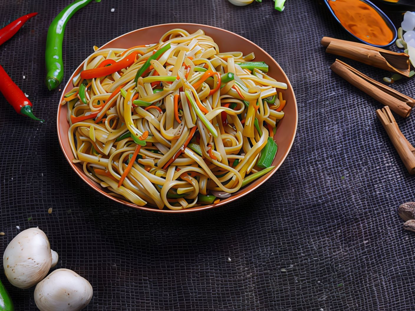 Noodles With Vegetables