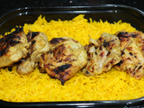 Charcoal Grilled Shish Tawook Platter