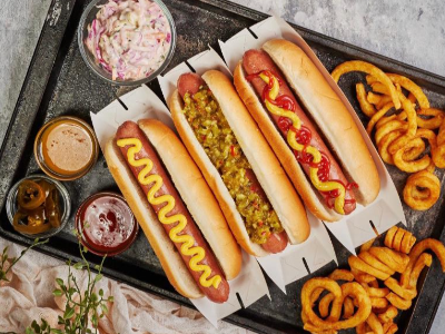Hot Dog With Cheese Sandwich