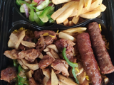 وجبة كفته مع شيش طاووق