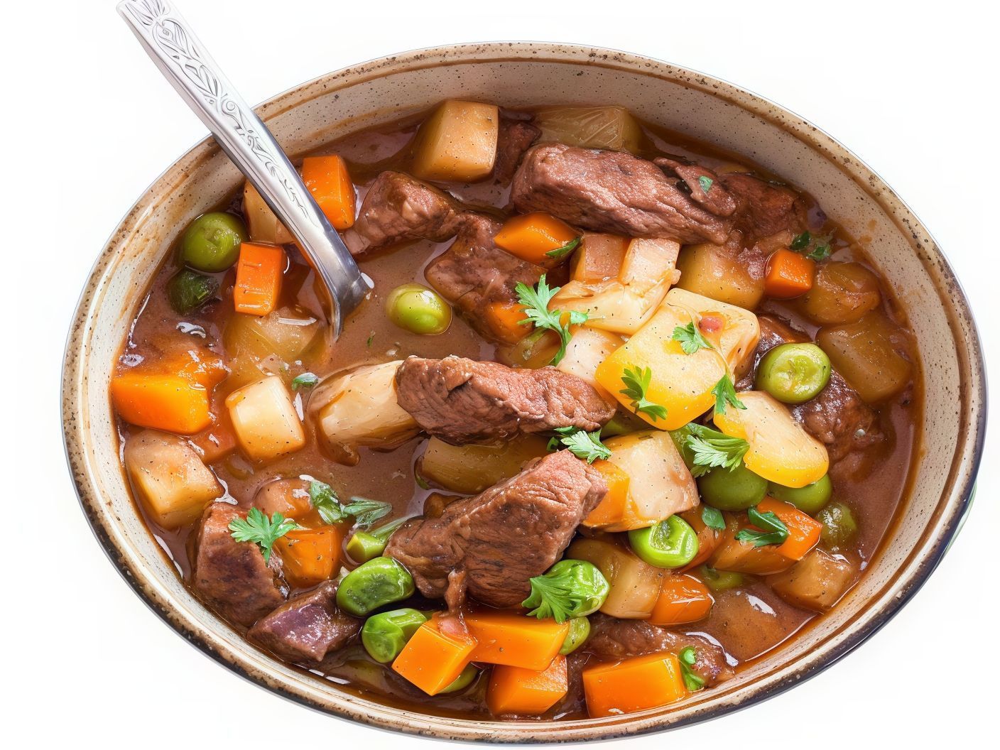 Mix Vegetables With Veal Meat Bram
