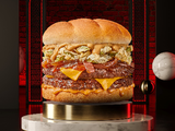Dega's Fire Burger Sandwich
