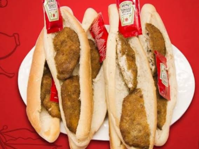 Chicken Pane Small Fino Bread Sandwich