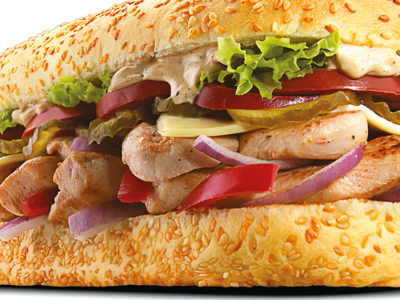 Large Mexican Chicken Sandwich Magnum