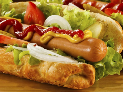 Fried Hot Dog Sandwich