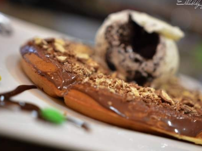 Nutlla Chocolate Ice Cream Waffle