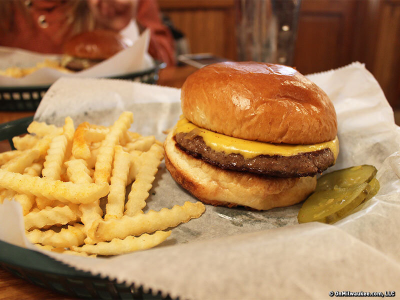 Old School Burger sandwich