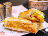 French Fries With Mozzarella Cheese Sandwich