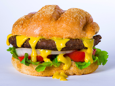 Cheese Beef Burger Sandwich