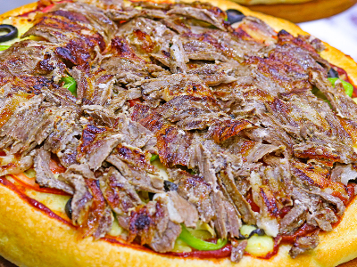 Meat Shawerma Pizza