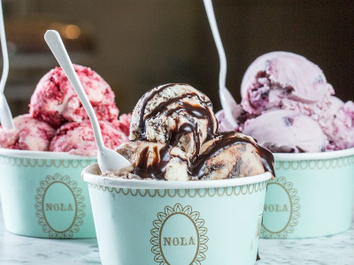 Nutella Drizzle Ice Cream