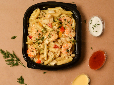 Shrimp And Calamari Pasta