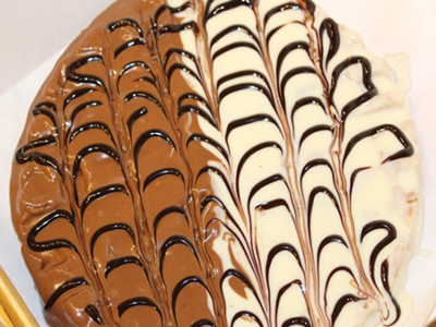 half and half Waffle