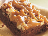 Brownies With Caramel And Nuts