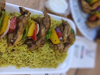 Rice Dish With Shish Tawook