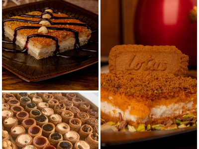 Mix Konafa With Basbousa And Free Aish El Bolbol Offer