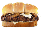 Angus Beef Burger With Mushroom Sandwich