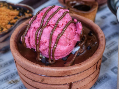 Nutella Chocolate With Ice Cream Casserole