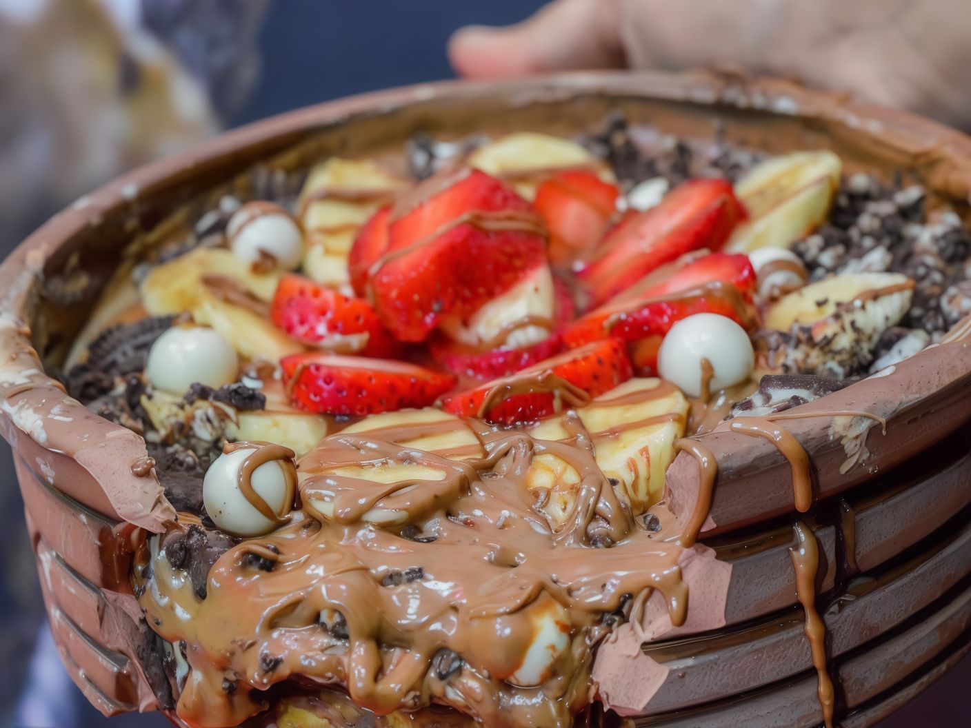 Nutella Chocolate With Fruits Casserole