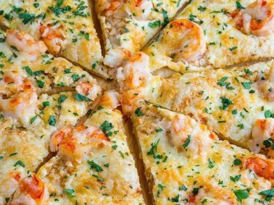 Medium Shrimp Pizza