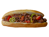 Minced Alexandrian Sausage Sandwich