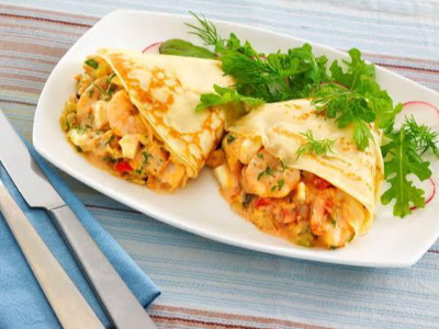 Seafood Crepe