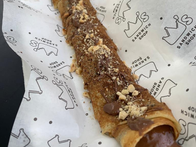 Nutella Chocolate Crepe Roll