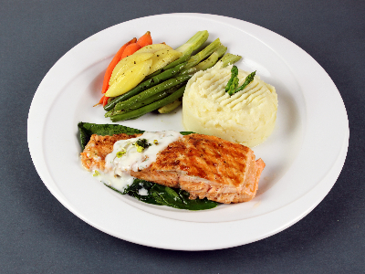 Salmon With Lemon Sauce Meal