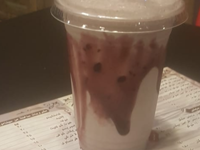 Cheesecake Blueberry Milkshake