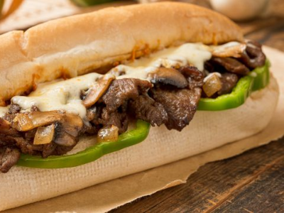 Grilled steak sandwich