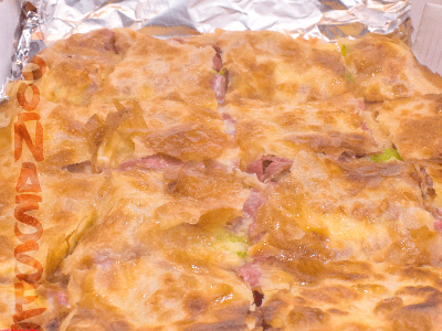 Pastrami And Curry Cheese Pie