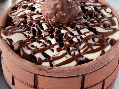 Ferrero Rocher Chocolate Casserole