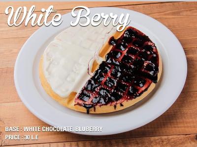 White Berry Waffle